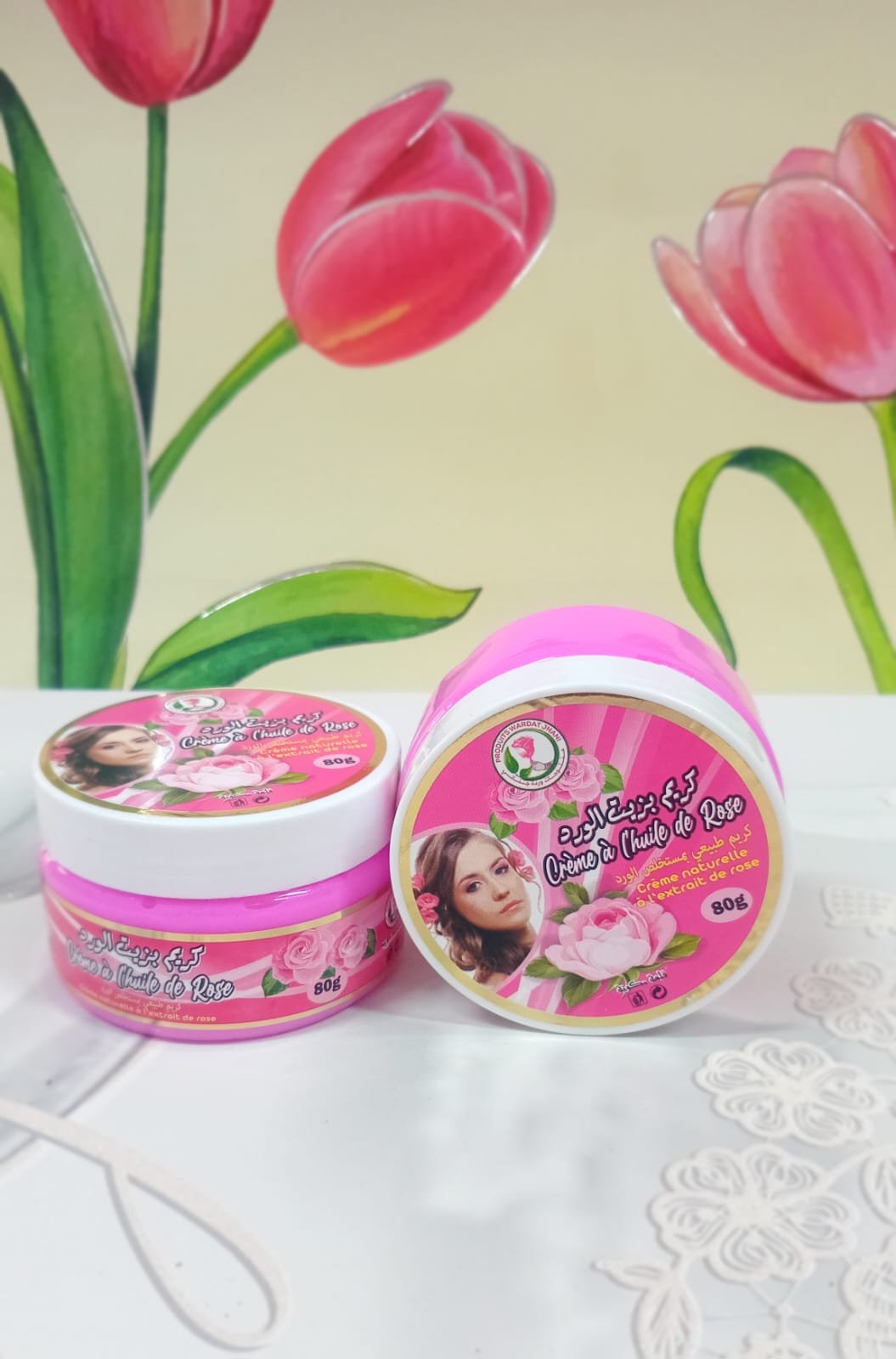 Crème al werd rose
