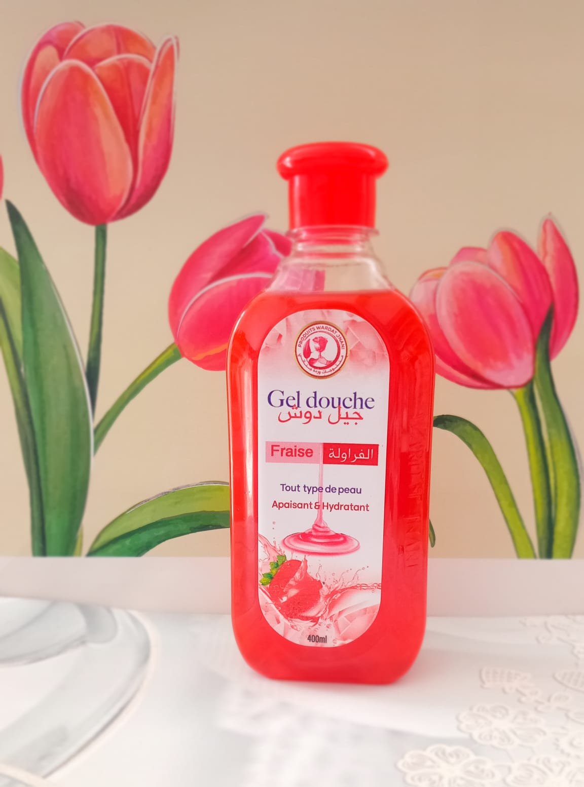 Gel douche fraise 400ml