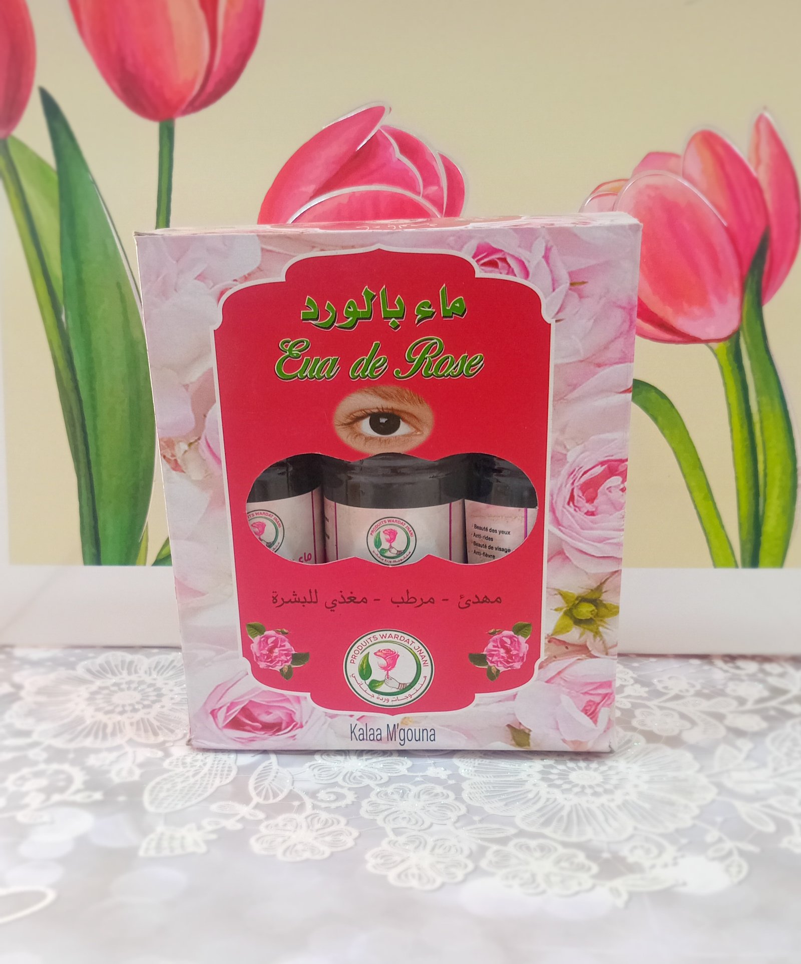 Eau de ros 125ml ×3